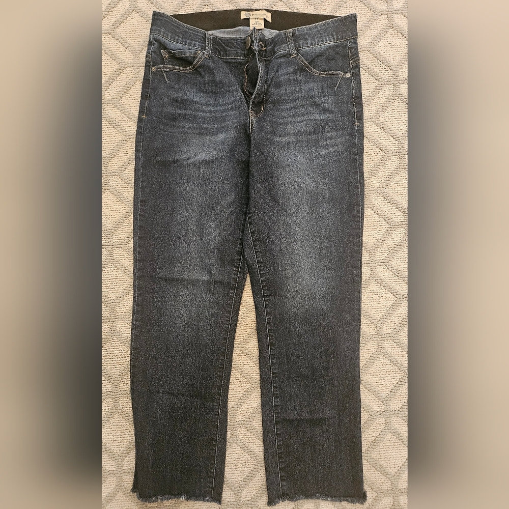 Democracy Women's Dark Blue Straight Leg Jeans